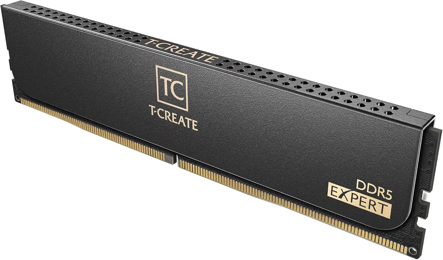 TEAMGROUP T-Create Expert 128GB (2x64GB) DDR5-6400 CL42 Black / Gold image