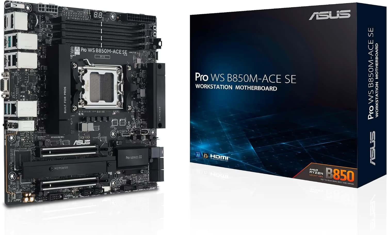 ASUS Pro WS B850M-ACE SE main image