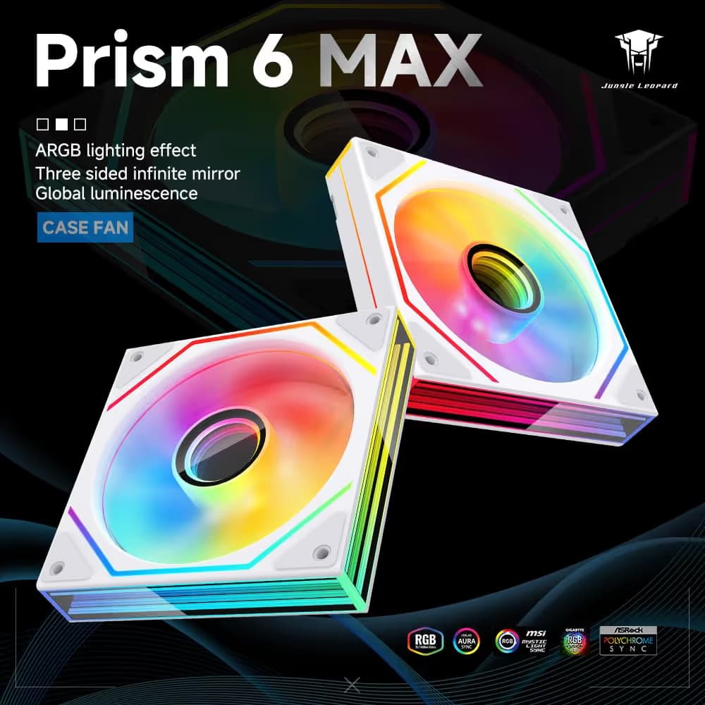 Jungle Leopard Prism6 MAX White Forward image