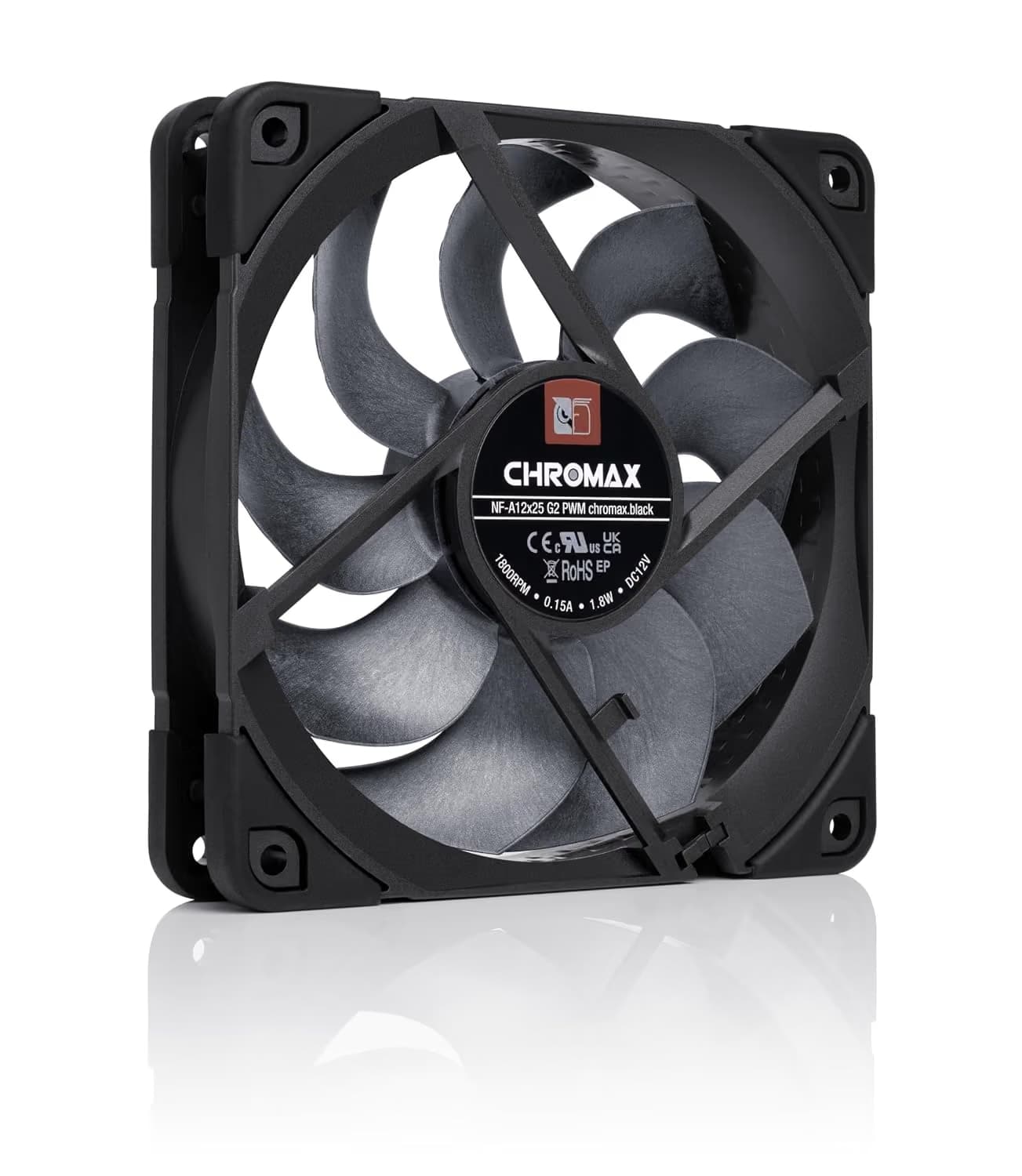 Noctua NF-A12x25 G2 PWM chromax.black image