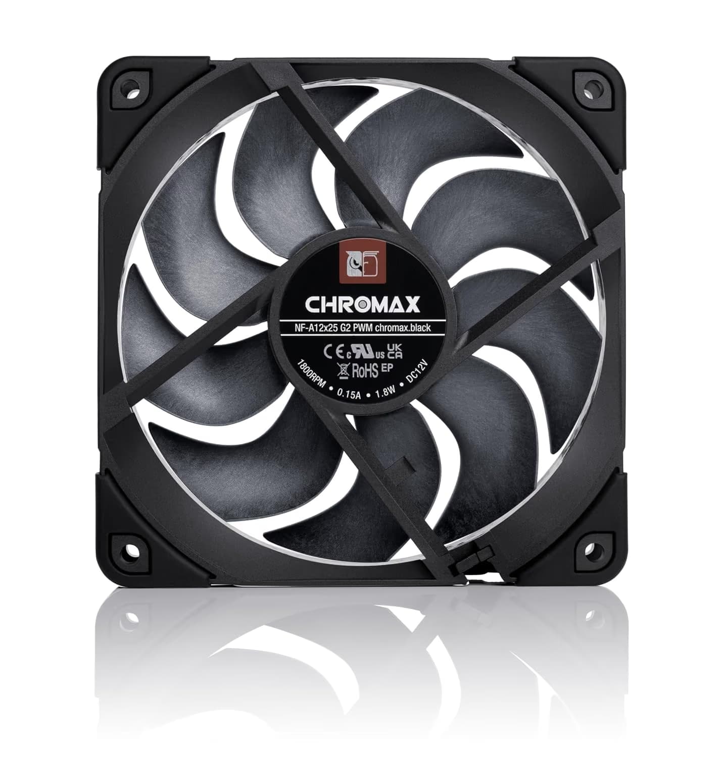 Noctua NF-A12x25 G2 PWM chromax.black image