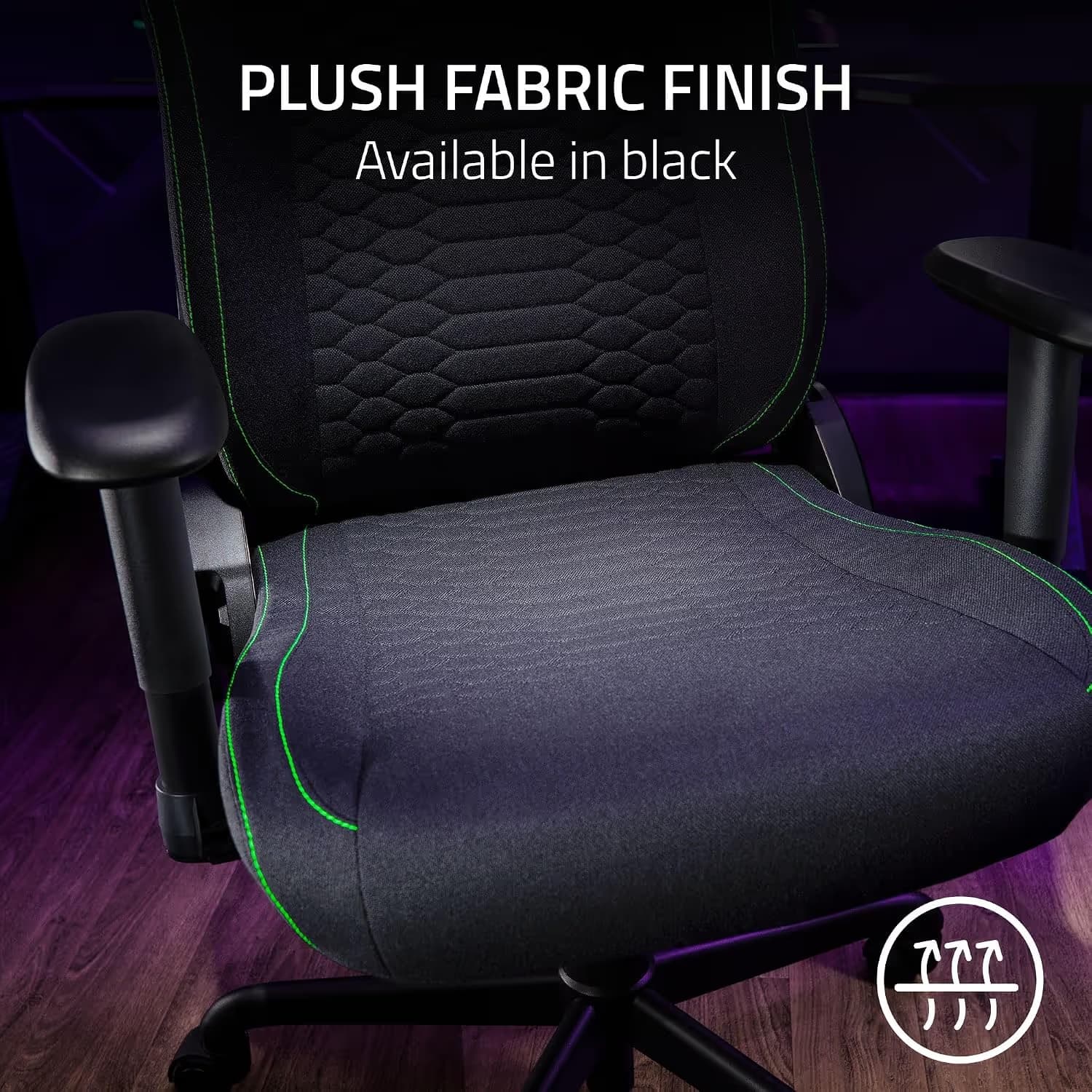 Razer Iskur V2 X - Black / Green - Fabric image