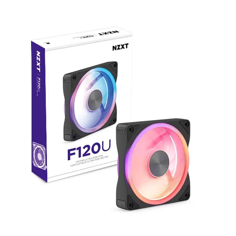 NZXT F120U 120mm Ultra RGB Fan Black image