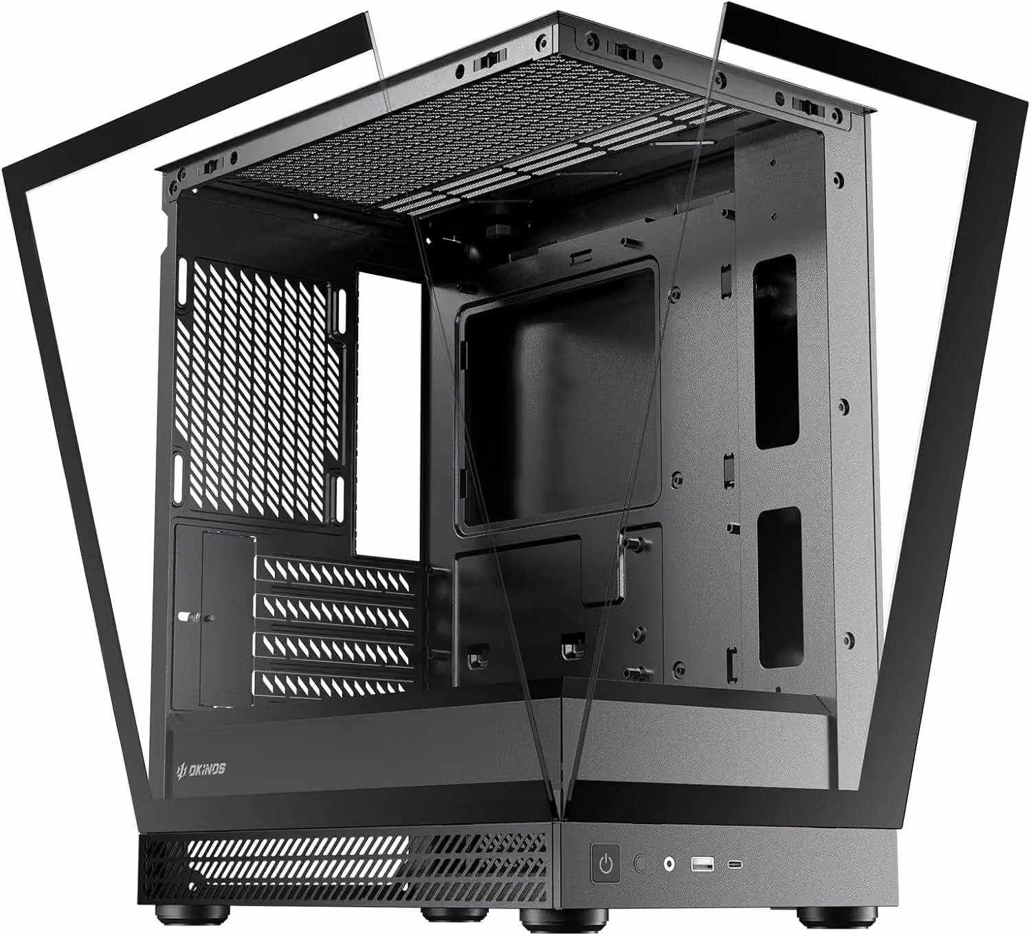 Okinos Aqua UNO Micro ATX Mini Tower Silverback main image