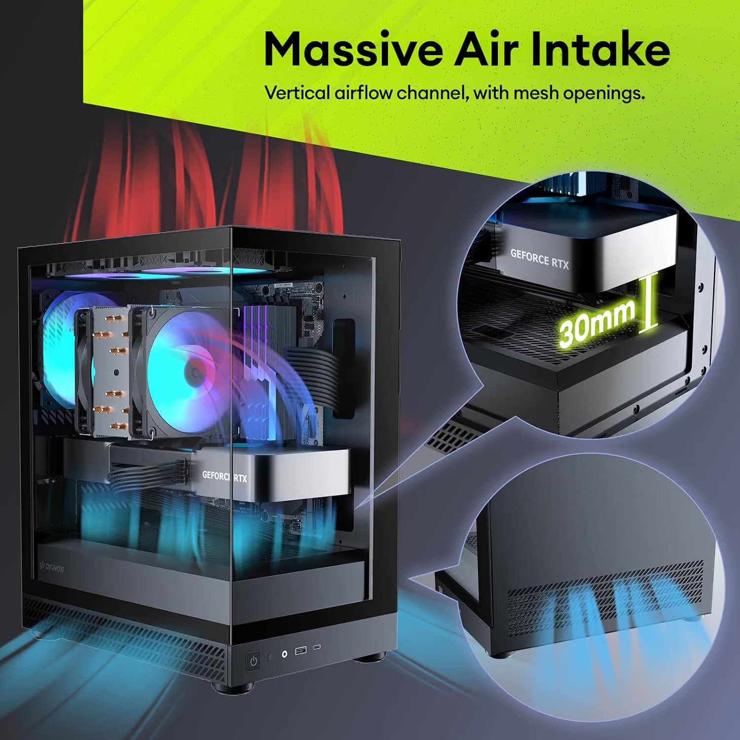 Okinos Aqua UNO Micro ATX Mini Tower Silverback image