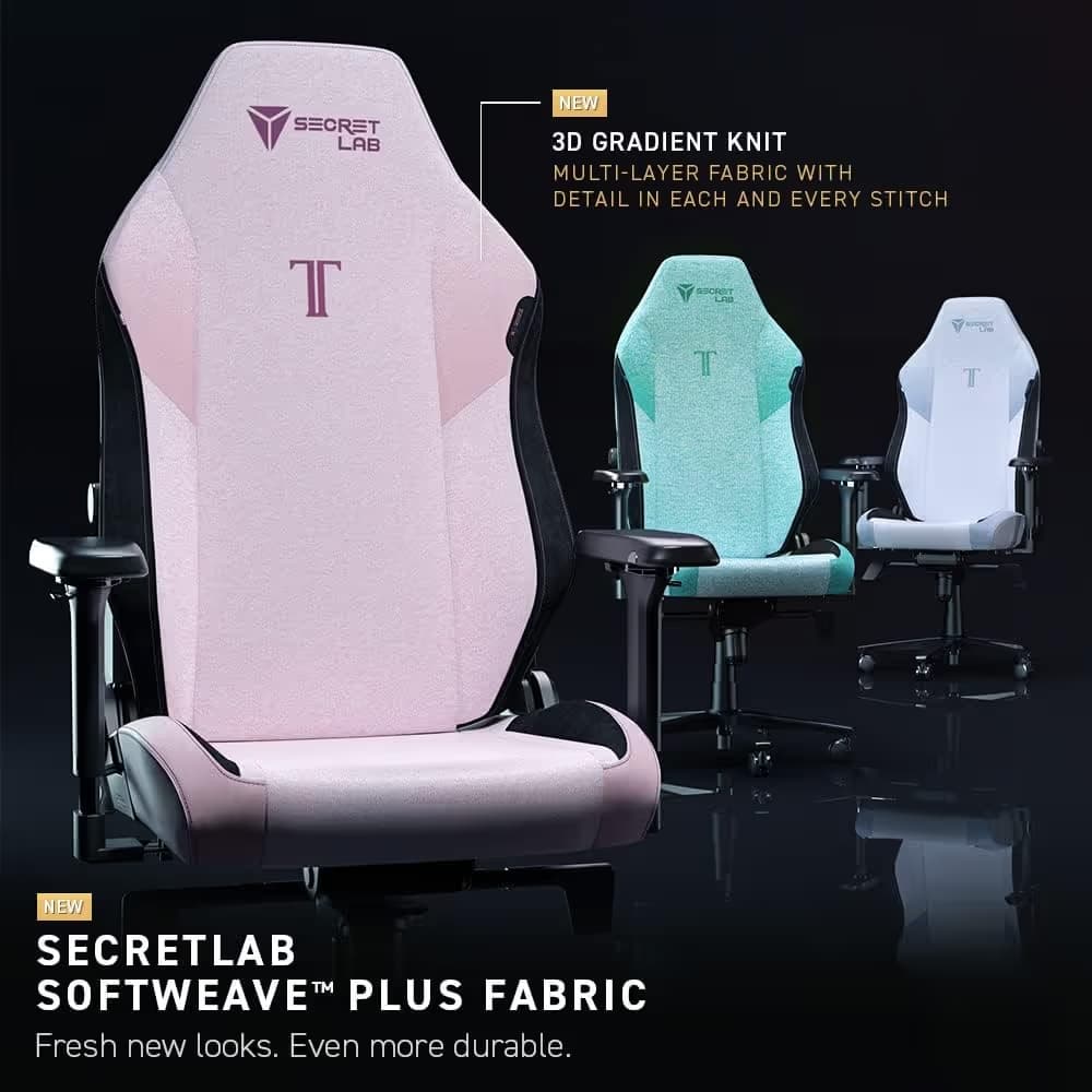 Secretlab TITAN Evo Regular — SoftWeave Plus Fabric — Plush Pink image