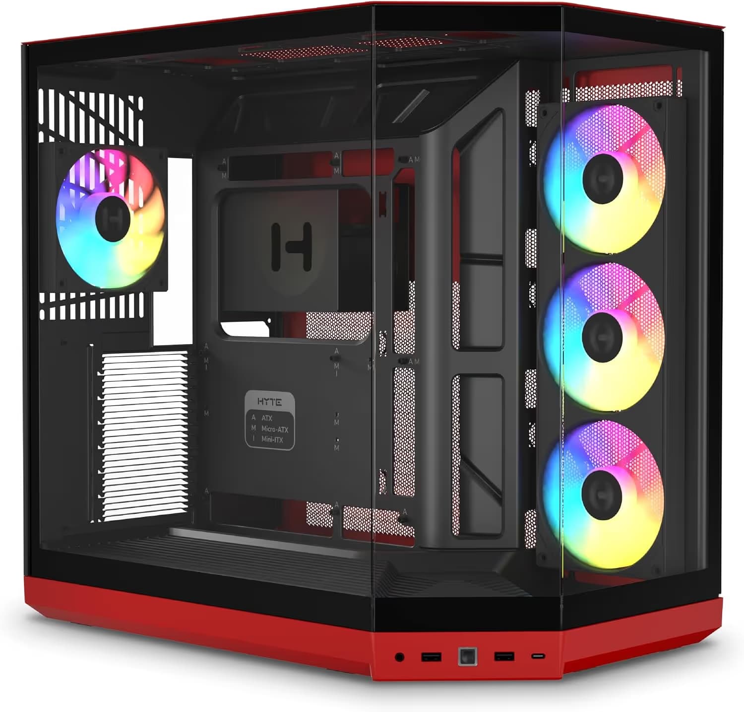 HYTE Y50 Black Cherry ARGB main image