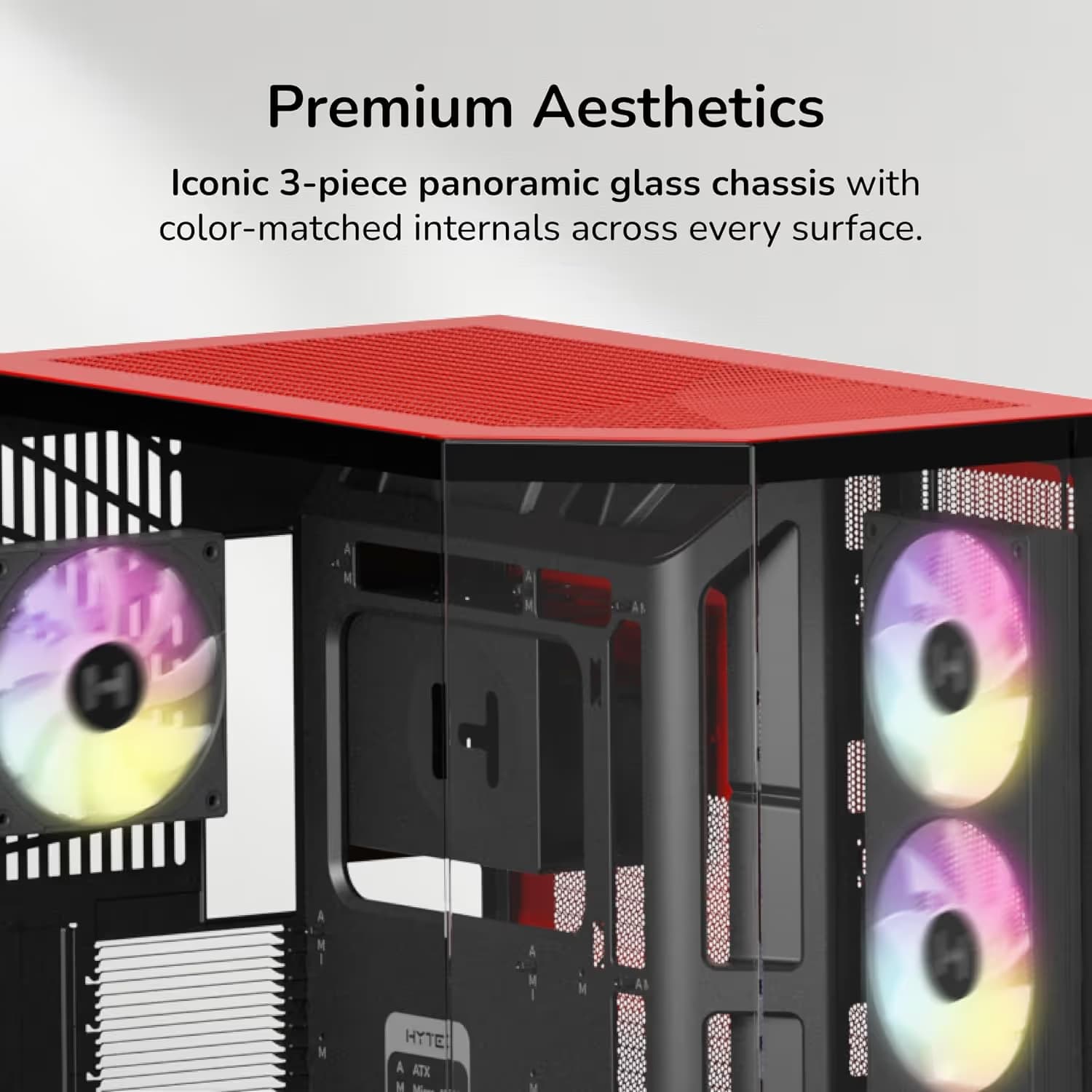 HYTE Y50 Black Cherry ARGB image