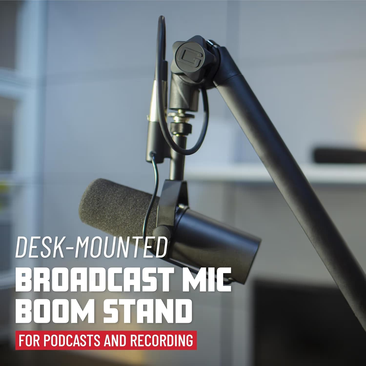 Gator Frameworks Deluxe Desk-Mounted Mic Boom Stand 3000 image