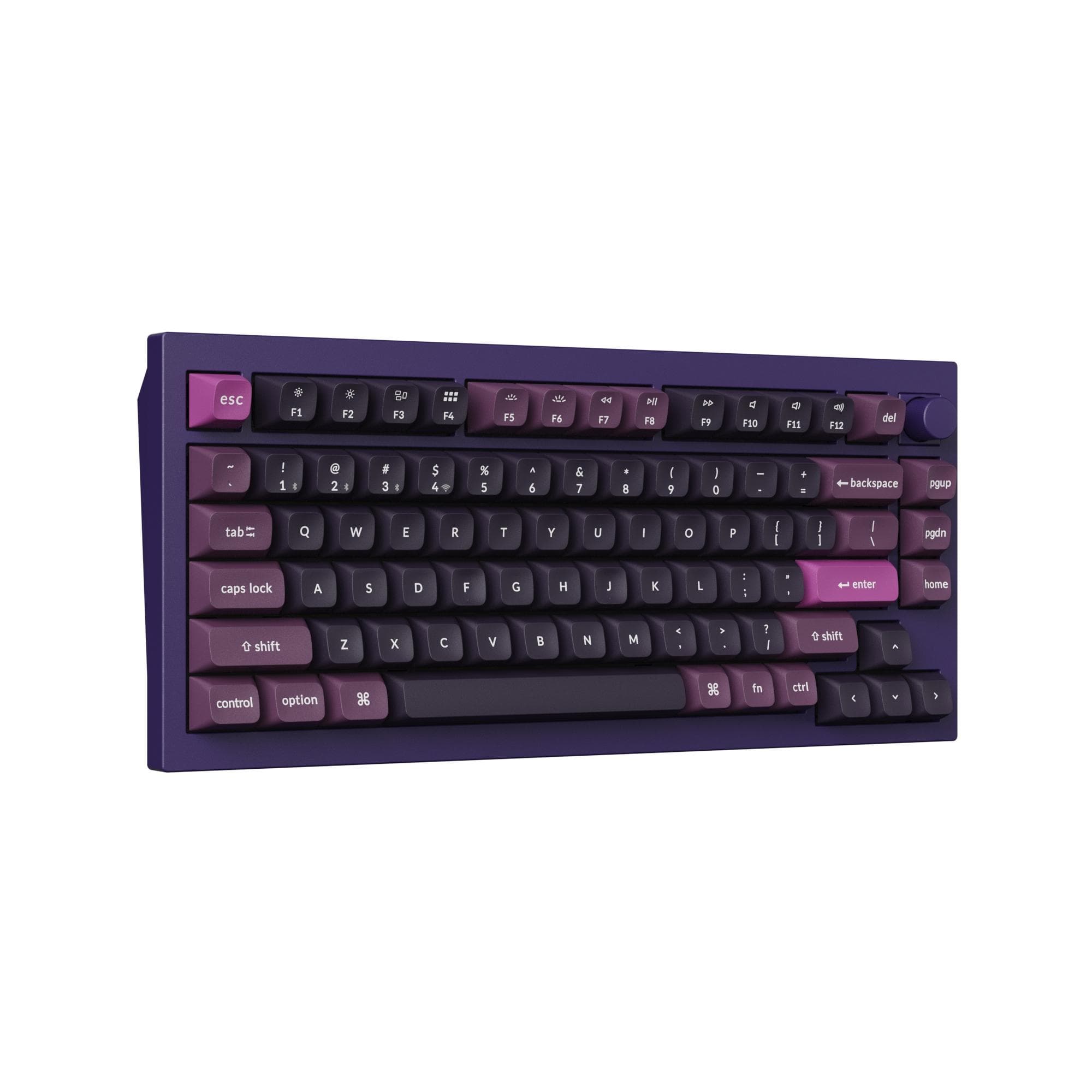 Keychron Q1 Max ANSI Knob — Purple — Gateron Jupiter Red (Q1M-V1) image